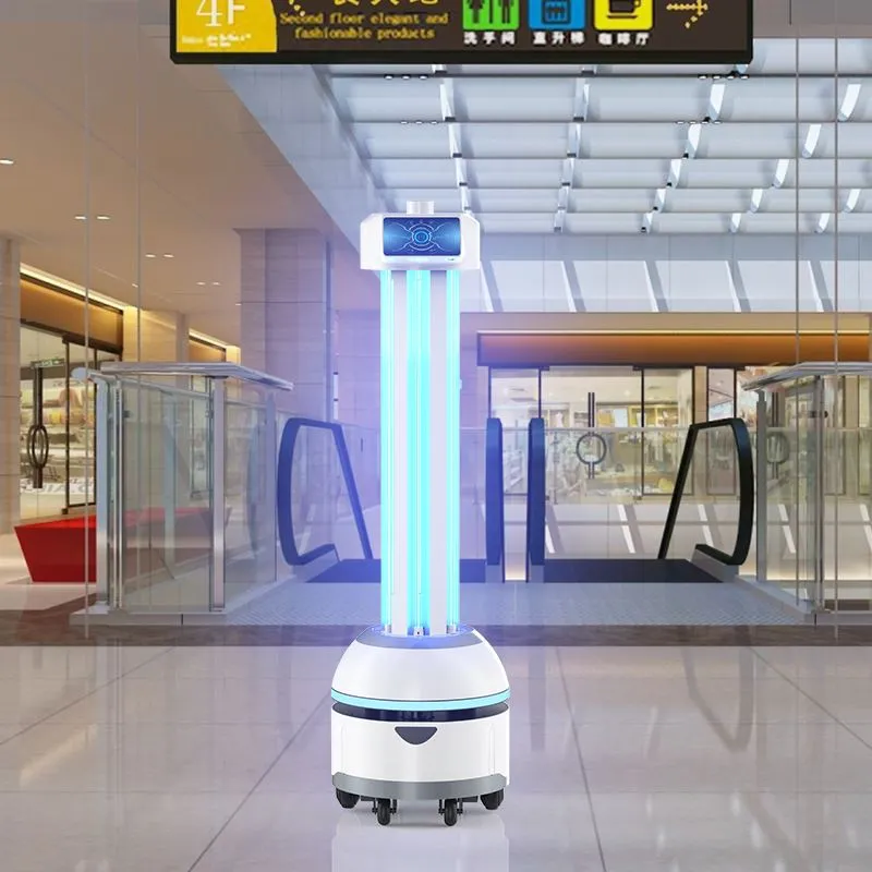 Fertőtlenítő és sterilizáló robot alkalmazottak